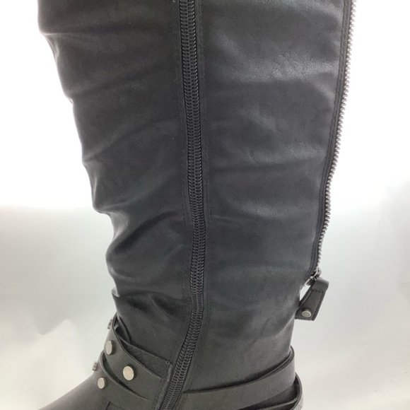 NEW ReLife Debra Knee High Boot in Black - Picture 5 of 11